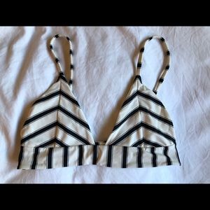 Tori Praver Swimwear top Daniela Stripe Small
